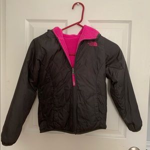 North face reversible kids jacket